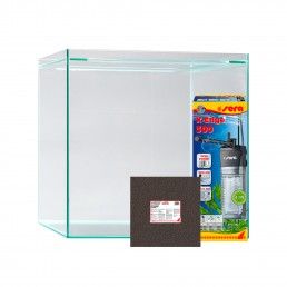 AQUARIO KIT C/ FILTRO INTERIOR SCAPER CUBE - 64LT