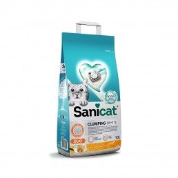 SANICAT CLUMPING WHITE DUO (TANGERINA) - 10LT